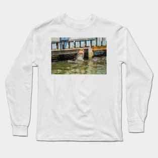 jumping alligators 2 Long Sleeve T-Shirt